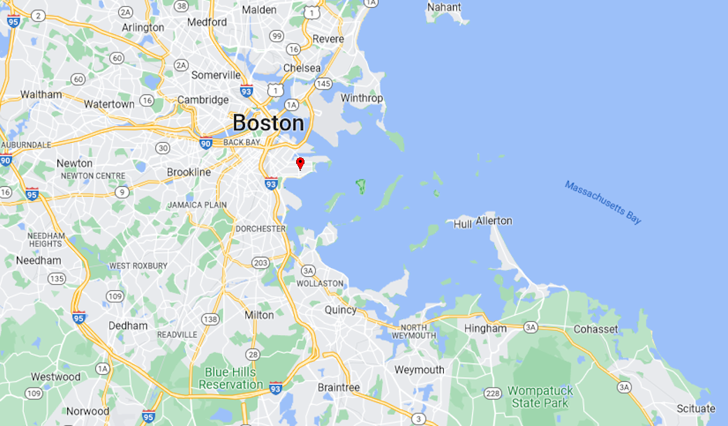 David H. Boggs, MS Boston Service Area Map