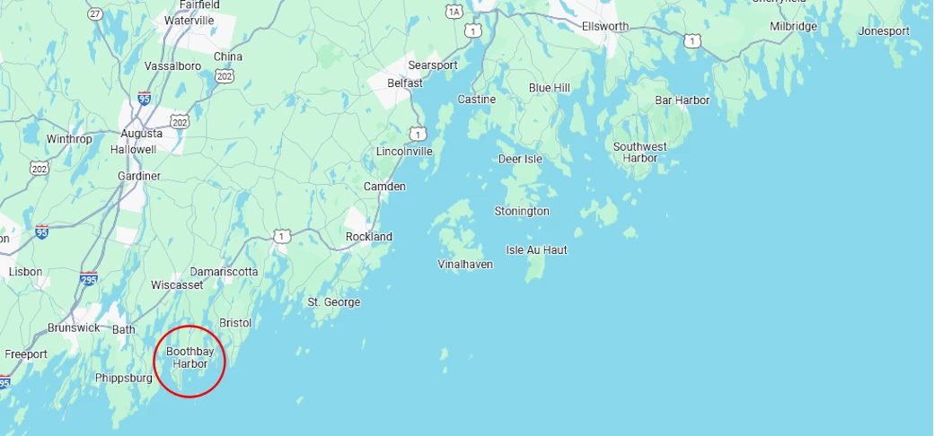 Midcoast Maine Map